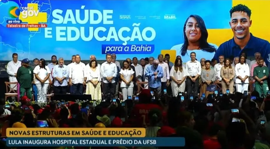Em visita à Bahia, Lula pede um minuto de silêncio às vítimas do RS