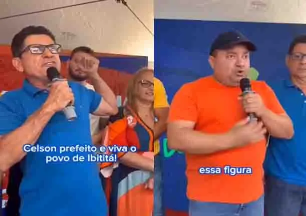 Celsinho reúne Cafu e Dr. Chiquinho no mesmo palanque em Ibititá 