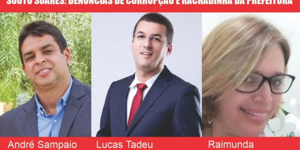 Esquema de ‘rachadinha’ em Souto Soares é denunciado no MPF