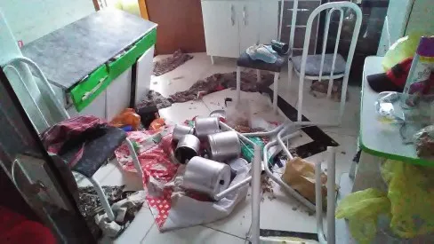 Mulher é agredida pelo marido e tem casa destruída em Presidente Dutra