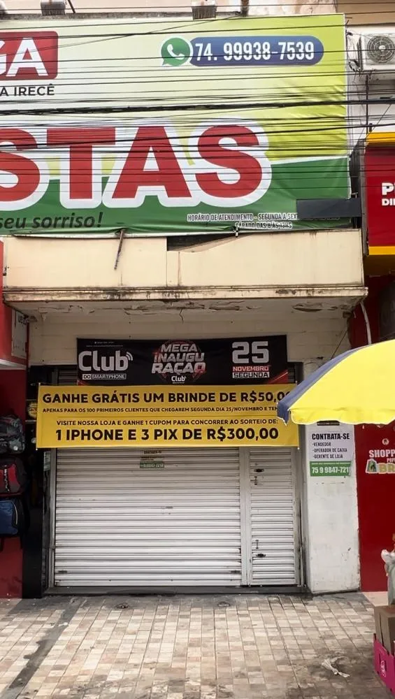 Inauguração do Club do Smartphone em Irecê traz super promoções e facilidades de pagamento!