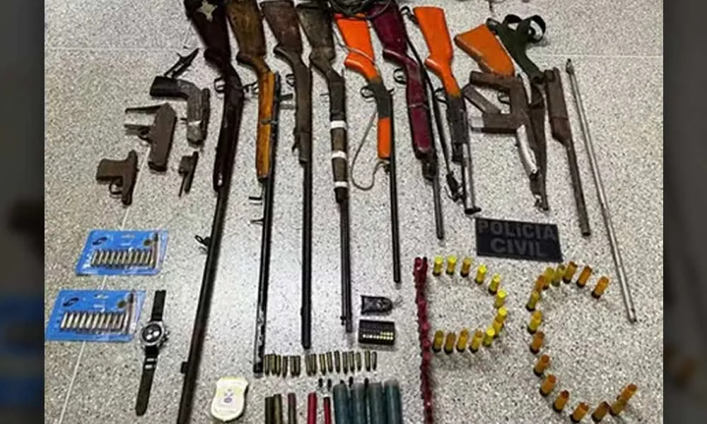 Fábrica clandestina de armas de fogo é descoberta na Bahia