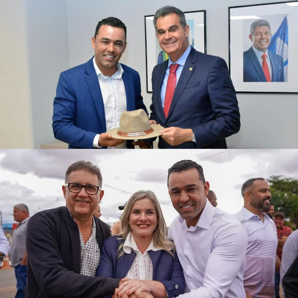 Acácio Teles inicia pavimentação asfáltica em Mulungu do Morro em parceria com a deputada estadual Ivana Bastos e o deputado federal Sérgio Brito