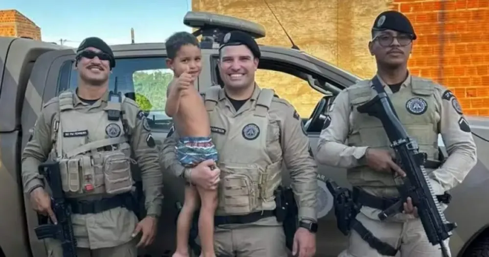 VÍDEO: Polícia Militar resgata criança presa em roda de carreta em Luís Eduardo Magalhães