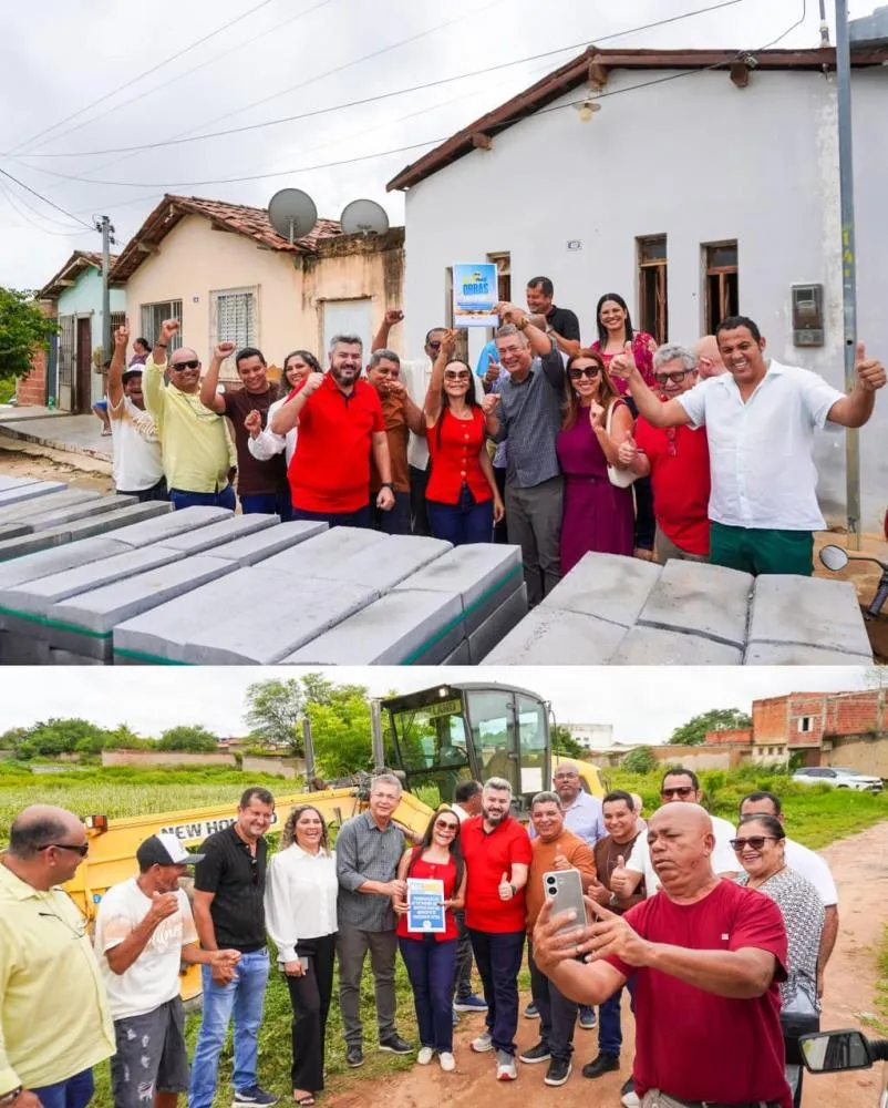 Prefeito Robertão inaugura areninha em Bernardes e anuncia mais de R$ 1 milhão em pavimentação em Presidente Dutra