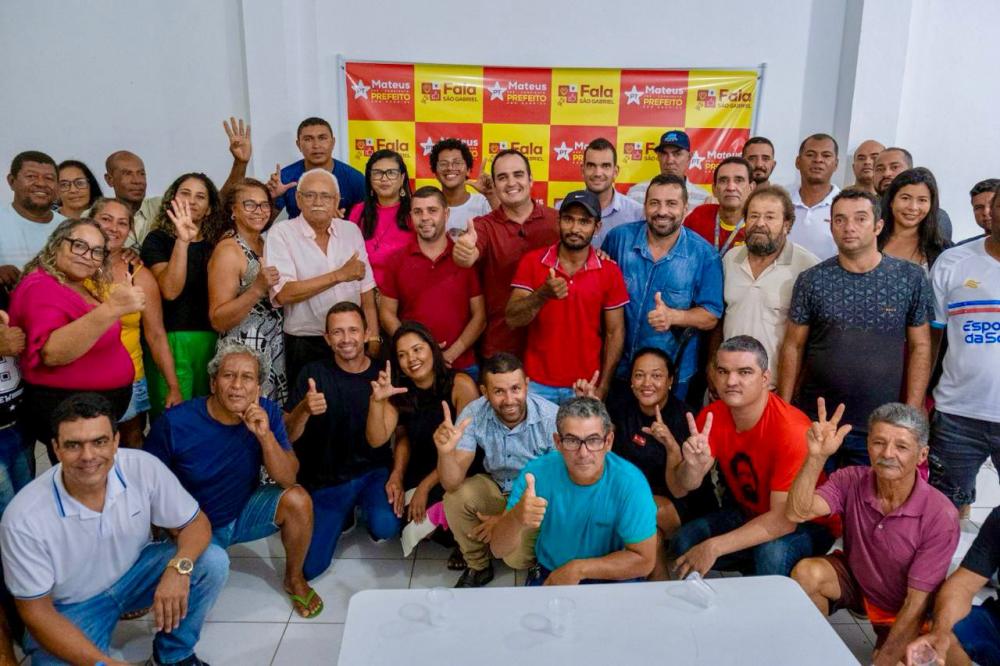 PT e PSB confirmam pré-candidatura de Mateus para prefeito de São Gabriel